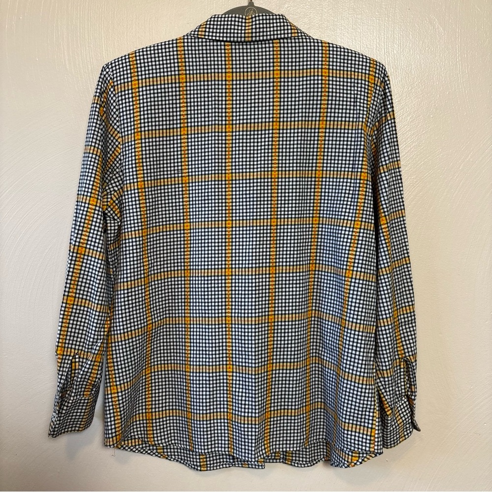 Karen Scott Women’s Shirt Halloween Button Down Long Sleeve Bats Stars Small - Picture 5 of 7